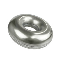 Proflow Aluminium Full Donut Tube, 2.5 in. (63mm) 2mm Wall, 7.5'' Diameter, Each