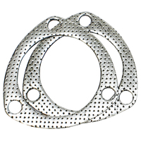 Proflow Collector Gaskets, Graphite, 3-Hole, 3.00 in. Inside Diameter, Pair