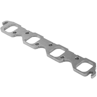 Proflow Header Extractor Flanges, Steel, 3/8 in. Thick, For SB Chevrolet, Suit 1-3/4'' Primary, Each