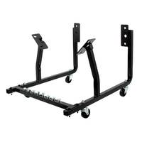 Proflow Engine Dolly, Steel, Silver Powder coat, Wheels Included, GM LS Chev For Holden, Each