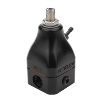 Proflow Fuel Pressure Regulator, EFI Pro Compact, 30-70 PSI, 3-Port, -06AN, 900 HP, Billet Aluminium, Universal