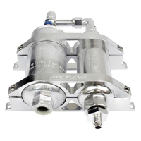 Proflow Billet Bracket Kit, Polished, Complete With PFEFS11300 Pump, Fuel Filter, AN10 & AN06 Adaptors