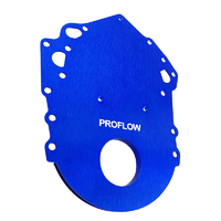 Proflow Timing Cover, 1-Piece, Billet Aluminium Anodised Blue, For Ford, 302, 351C, Each