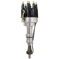 Proflow Distributor, HEI Street Series, Magnetic Pickup, Bosch Style Black Cap, SB For Ford 302 351 Cleveland