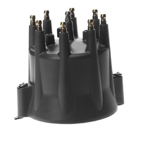 Proflow Distributor Cap Extra-Duty, Black, Male HEI, To Suit Billet Ready To Run, Pro Street Series, Each