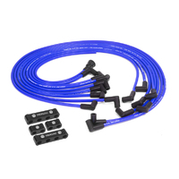 Proflow Spark Plug Pro Lead Wires Set, 10mm Spiral Core, Blue Black Boots, 90 Degree Boots, Universal, V8 with Separator Set