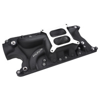 Proflow Intake Manifold, AirDual , Aluminium, Black Square bore SB For Ford 289, 302