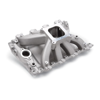 Proflow Intake Manifold, MaxJr, Single Plane, Square Bore, Aluminium, Silver, For Holden, Commodore V8, VN Heads 253, 304, 308