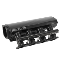 Proflow SuperMax EFI Intake Manifold Kit, For Holden Commodore LS7, Fabricated Black, w/Fuel Rails, 102mm Bore