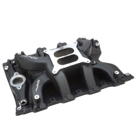 Proflow Intake Manifold, AirMax, Dual Plane, For Holden Commodore V8, VN Heads 253, 304, 308, Aluminium, Black, Square Bore 