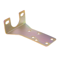 Proflow Proportioning Valve Bracket, Steel, Zinc Master Cylinder Mount, Frame Mount, Universal, Each