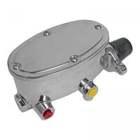 Master Cylinder, Aluminum, Polished, 1.000 in. Bore, Dual Bowl, Front Disc/Rear Drum 