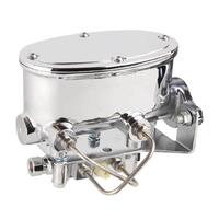 Master Cylinder, Aluminum, Polished, 1-1/8 in. Bore, Dual Bowl, Disc/Disc with Proportioning Valve Kit