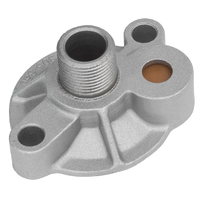 Proflow Adapter For Chevrolet, Oil Filter Bypass, Bolt-On, Aluminium, Natural, 13/16-16AN In. Thread