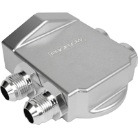 Proflow Remote Oil Filter Mount Billet Silver, Small Filter -10 AN Female or Male orb, Left or Right Side Inlet Port, Each