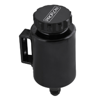 Proflow Power Steering Reservoir, Remote, Aluminium, Black Universal 120mm x 90mm Male AN10