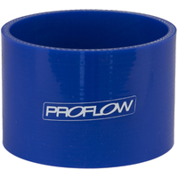 Proflow Hose Tubing Air intake, Silicone, Straight, 1.25in. Straight 3in. Length, Blue