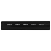 Proflow Hose Tubing Air intake, Silicone, Straight, 6.00in. Straight 2Ft Length, Black