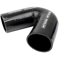 Proflow Hose Tubing Air intake, Silicone, Coupler, 4.00in. 135 Degree Elbow, Black