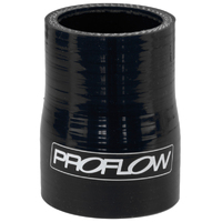 Proflow Hose Tubing Air intake, Silicone, Reducer, 1.50in. - 2.00in. Straight, Black