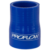 Proflow Hose Tubing Air intake, Silicone, Reducer, 2.50in. - 3.00in. Straight, Blue