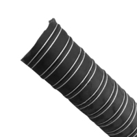 Proflow Silicone Brake Duct Hose 3.0 inch, 2 Metre Length, Black, 76mm ID, 81mm OD