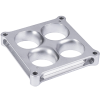 Proflow Carburettor Spacer, Aluminium, 1 in. Thick, Tapered Combo, 4500 Square Bore