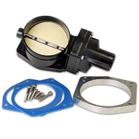 Proflow Throttle Body, Drive-By-Wire, Billet Aluminium, Black Anodised, 108mm, LS Commodore VE, VF (replaces GM12570790)