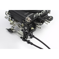 Proflow Throttle Cable Bracket, Kickdown Lever, Black Stainless Steel, FiTech, Each