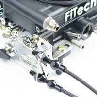 Proflow Throttle Cable Bracket, Kickdown Lever, Stainless Steel, Polished, FiTech, Each