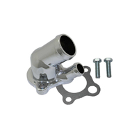 Proflow Aluminium Water Neck, For Oldsmobile 330-350-425-455 Gasket Style Chrome