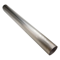 Proflow Titanium Tubing, Titaniam , 5.00 in. ,1.2mm Wall, Straight 1 Meter Long