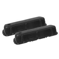 Proflow Valve Covers, Steel Black, Small Block For Ford, 289, 351W, Pair