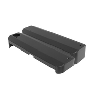 Proflow Ignition Coil Covers, LS, Fabricated Aluminium, Black Powder Coated, LS1/LS2, Pair