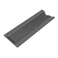 Proflow Engine Valley Cover, LS1 LS6, Cast Aluminum, Black, Finned, Chev For Holden, Each
