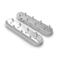 Proflow Valve Covers, For Holden/Chev Commodore LS, Cast Aluminium, With Coil Mounting Post, Polished, Set