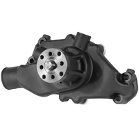 Proflow Water Pump Aluminium Ultra Cool Pro, 8 Blade Chev Small Block, Short, Satin, Black