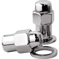 Wheel Nuts suit 15" 007 wheels Chrome  1/2' 1.00" long shank