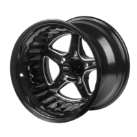 Street Pro ll Convo Pro Wheel Black 15x10' For Holden For Chevrolet Bolt Circle 5 x 4.75' (-25) 4.50' Back Space