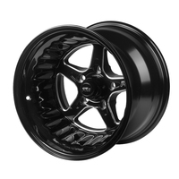 Street Pro ll Black 15x12'  Machined To Suit Holden Commodore Bolt Circle 5x120, (-38) 5.00' Back Space
