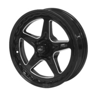 Street Pro ll Black 17x4.5' Machined To Suit Holden Commodore Bolt Circle 5 x 120mm (-26) 1-3/4' Back Space