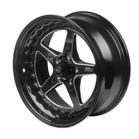 Street Pro ll Convo Pro Wheel Black 18x7' For Ford Bolt Circle 5x 4.50', (12) 4.50' Back Space