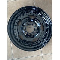 Street Pro Convo Pro Wheel Black 15x10' Holden Chevrolet Ford Dual Bolt Circle (-25) 4.50' Back Space