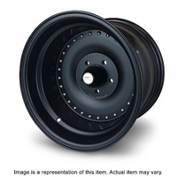 007 Series Wheel Blk 15x4' Machined To Suit Holden Commodore Bolt Circle 5 x 120mm (-13) 2.0' Back Space